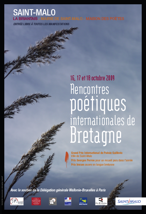 affiche Rencontres poétiques 2009