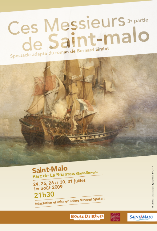 affiche Ces Messieurs de Saint-Malo