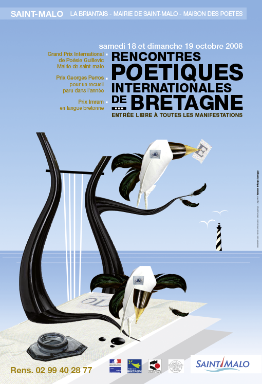 affiche Rencontres poétiques 2008