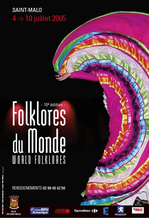 affiche Folklores du monde 2005