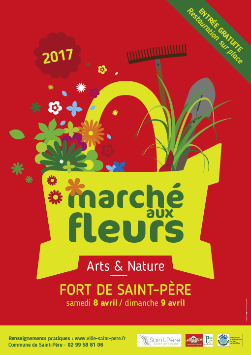 affiche Marché aux fleurs