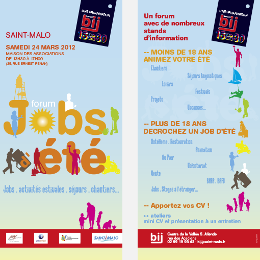 flyer Forum Jobs d'été