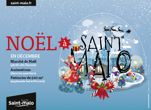 Affiche Noël à Saint-Malo 2018