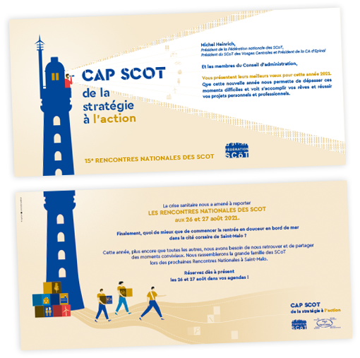 Carte voeux Cap Scot