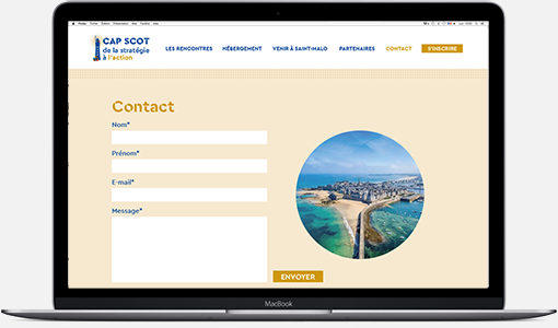 Site web Cap Scot