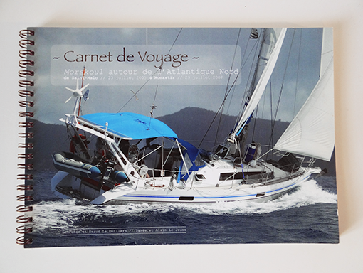 Couverture carnet de voyage