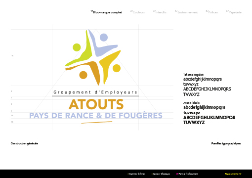 Charte graphique Atouts Pays de Rance