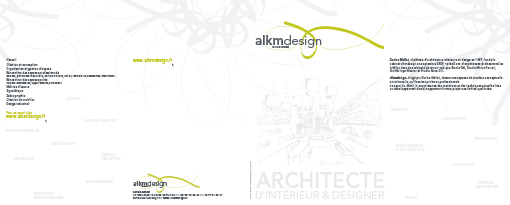 Plaquette Alkmdesign