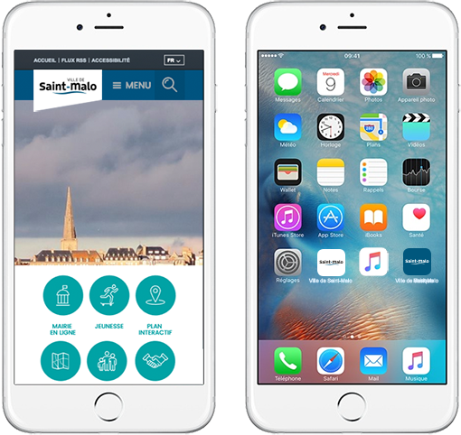 Logotype Saint-Malo mobile